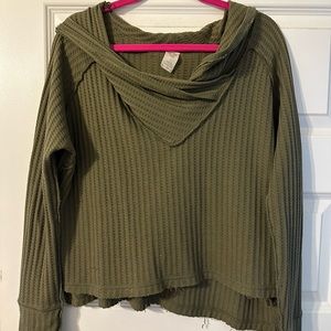 We The Free Olive Green Long Sleeve